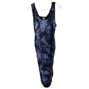 Venus Tie Dyed Shirred Tank Dress L